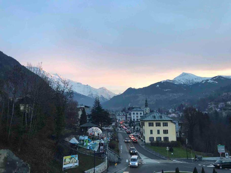 Appart Cosy Et Lumineux Au Coeur De Saint Gervais Exterior photo